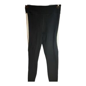 Calme Black Leggings with Elastic Waistband